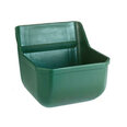 Kunststof voerbak smal groen 9 liter