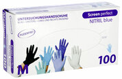 NITRIL handschoen blauw, 24cm lang, &agrave; 100st.