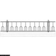 Palisade voerhek kalveren 216 cm, 6 vreetplaatsen