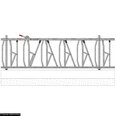 Veiligheidsvoerhek 325 cm verstelbaar