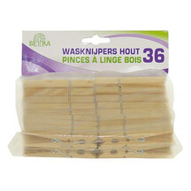 Wasknijpers hout &agrave; 36st