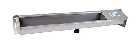 Geiten/schapen drinkbak 120 cm inox