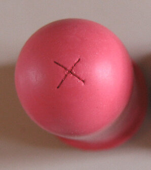 Kalveremmer speen 100mm &quot;rood&quot; super