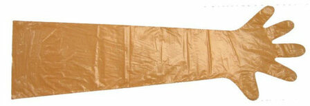 Onderzoekshandschoen VETbasic lang (90cm), &agrave; 100st.