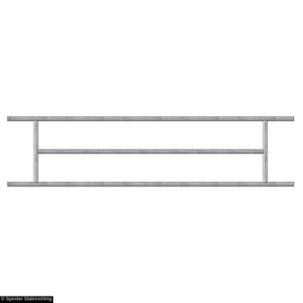 Afscheidingshek voor grootvee, 79 cm hoog, 325 cm lang