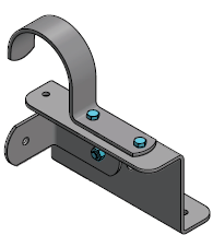 Knieboomsteun 15 cm voor PE125, compleet