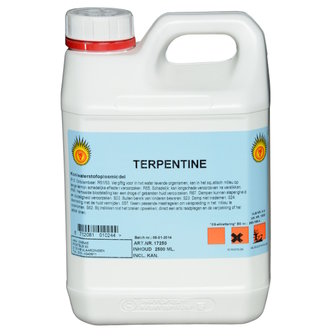 Terpentine 2,5 liter