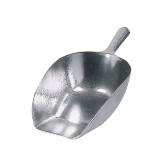 Meelschep aluminium plat 2.5 kg