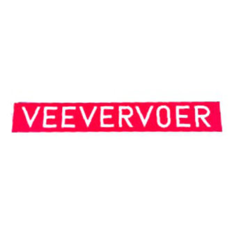 Bordje &quot;veevervoer&quot;