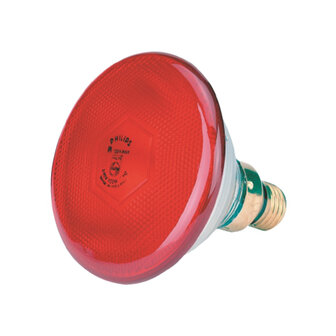 Warmtelamp Philips 100 watt rood