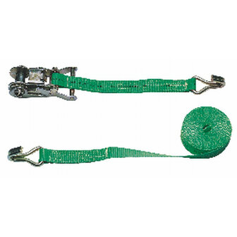 Spanband 6 meter / 25 mm groen
