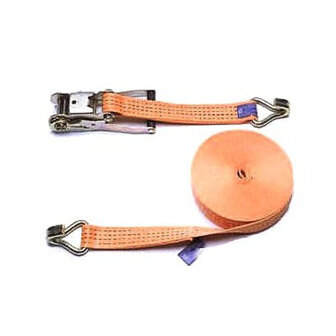 Spanband 8 meter / 50 mm oranje