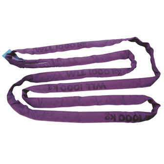 Rondstrop -violet-  2 meter, 1 ton