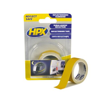 Reflecterende tape geel 19 mm x 1.50 m