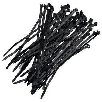 Kabelbandje 3.6 x 200 (100 stuks) zwart