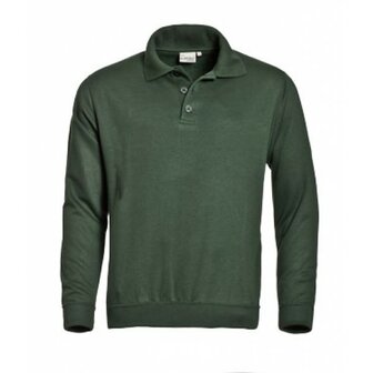 Sweater, polokraag, groen