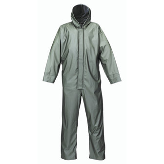 Stretch regenoverall groen