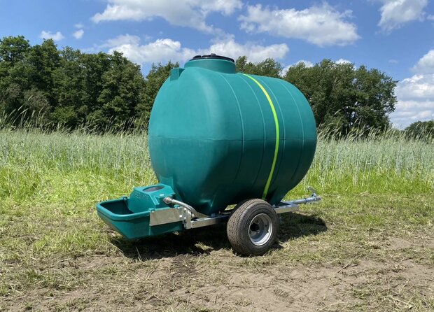 Mobiele watertankwagen MVT1300 ltr, excl drinkbak