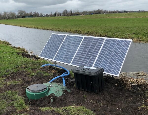 Ondergrondse opslagtank 2075 ltr. Groen dikwandig