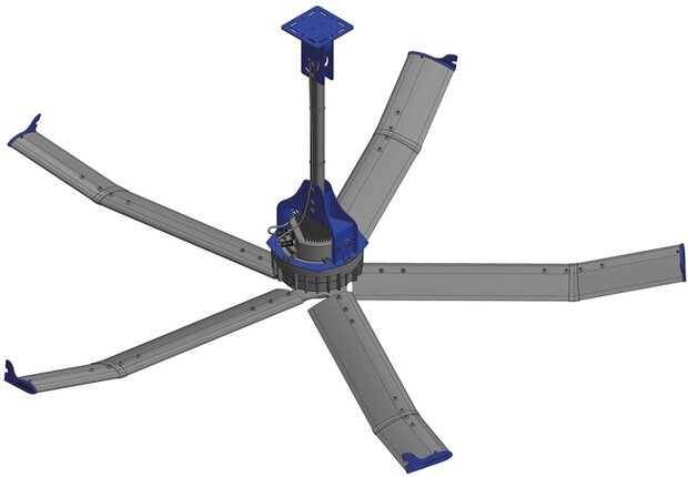 Abbi PV-A & PV-S plafondventilatoren