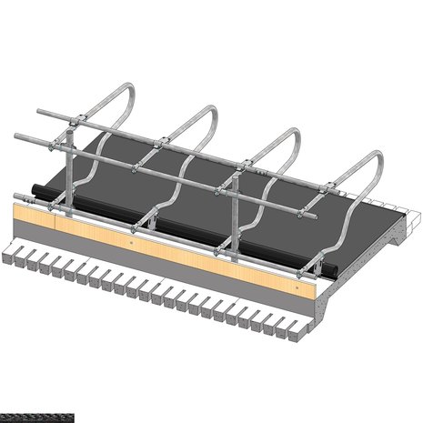 Model Comfort jongvee 165 cm enkele afscheiding