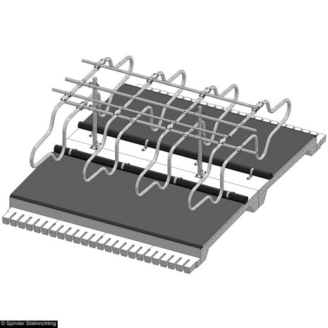 Model Frisia Perfekt 216/216 aan horizontale buizen