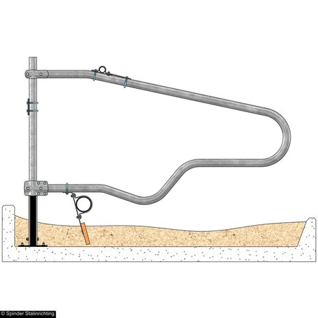 Model Comfort-NG 208/208 - voor boxdek 460 cm aan 2,5" standpijp