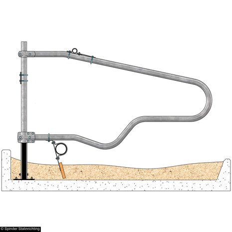 Model Comfort-NG 228/228 - voor boxdek 500 cm aan 2,5" standpijp