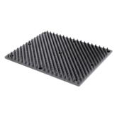 Borstelmat voor Paard, Kalf, Geit Zwart (L40xB30cm)