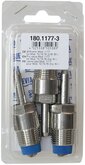 Stiftnippel model 1177 inox 1/2"" bu (3 st./blister)