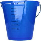 Kalveremmer blauw transparant 2-zijdig plat