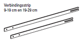 Verbindingsstrip 9-19 cm voor veiligheidsvoerhek