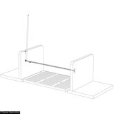 Slagboom, eenvoudig 300-550 cm