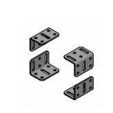 Complete set voerhekbevestigingen 0-7 cm