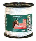 AKO EconomyLine schrikkoord wit 8mm-200m