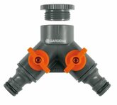 2-weg ventiel 21 mm (1/2") en 26,5 mm (3/4") Gardena