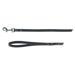 Hondenloopriem leer zwart Hondenloopriem leer zwart