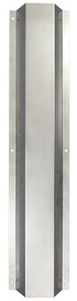Beschermplaat inox 100x21,51x6 cm Beschermplaat inox 100x21,51x6 cm