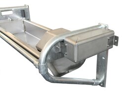 Bijtbescherming kantelbare drinkbak zij, inox Bijtbescherming kantelbare drinkbak zij, inox