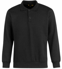 Sweater, polokraag, zwart