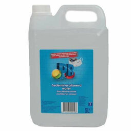 Gedemineraliseerd water 5 liter