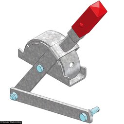 Bedieningshendel veiligheidsvoerhek Bedieningshendel veiligheidsvoerhek