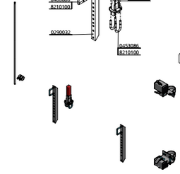 Draaiset voor zweeds zelfsluitend voerhek