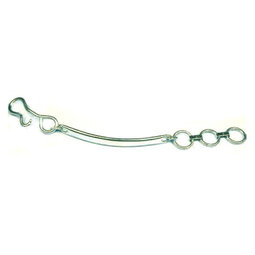 Halsbeugel verstelbaar, open oog, 78 cm