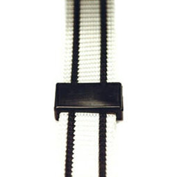 Opschuifblokje kunststof zwart Opschuifblokje kunststof zwart