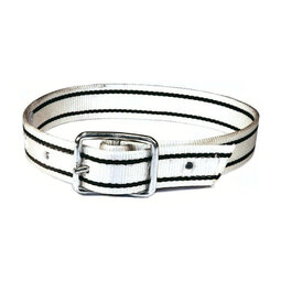 Halsriem nylon, leer + gesp, 80 cm Halsriem nylon, leer + gesp, 80 cm