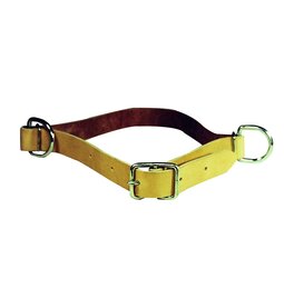 Halsriem leer, met ring, 110 cm, pink Halsriem leer, met ring, 110 cm, pink