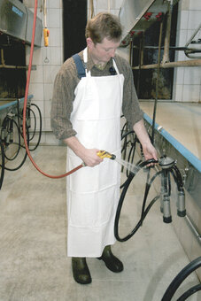 Melkschort 80 x 120 cm wit Melkschort 80 x 120 cm wit