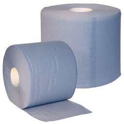 Uierpapier /poetspapier 3laags verlijmd blauw 1000vel à 2rol Uierpapier /poetspapier 3laags verlijmd blauw 1000vel à 2rol