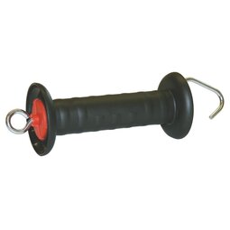 AKO Poortgreep zwart met veerbegrenzer, met haak AKO Poortgreep zwart met veerbegrenzer, met haak